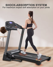 Load image into Gallery viewer, ECHANFIT Treadmills with Bluetooth Speaker and 15% Auto Incline, 3.0 HP Motor, 20&quot; Oversized Wide Running Belt, 10 MPH Speed, and Apps with Free Courses for Home/Office Use
