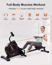 Load image into Gallery viewer, ECHANFIT Rowing Machine with Magnetic Resistance and 16 Levels Tension for Home Use
