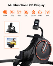 Load image into Gallery viewer, ECHANFIT Rowing Machine with Magnetic Resistance and 16 Levels Tension for Home Use
