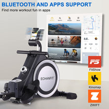 Load image into Gallery viewer, ECHANFIT Rowing Machine with Bluetooth Function and Free App and LCD Monitor, 16 Levels of Resistance for Whisper-Quiet Rowing for Home/Office Exercise Fitness
